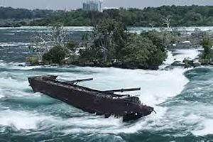 سقوط کشتی از نیاگارا بعد از یک قرن+فیلم