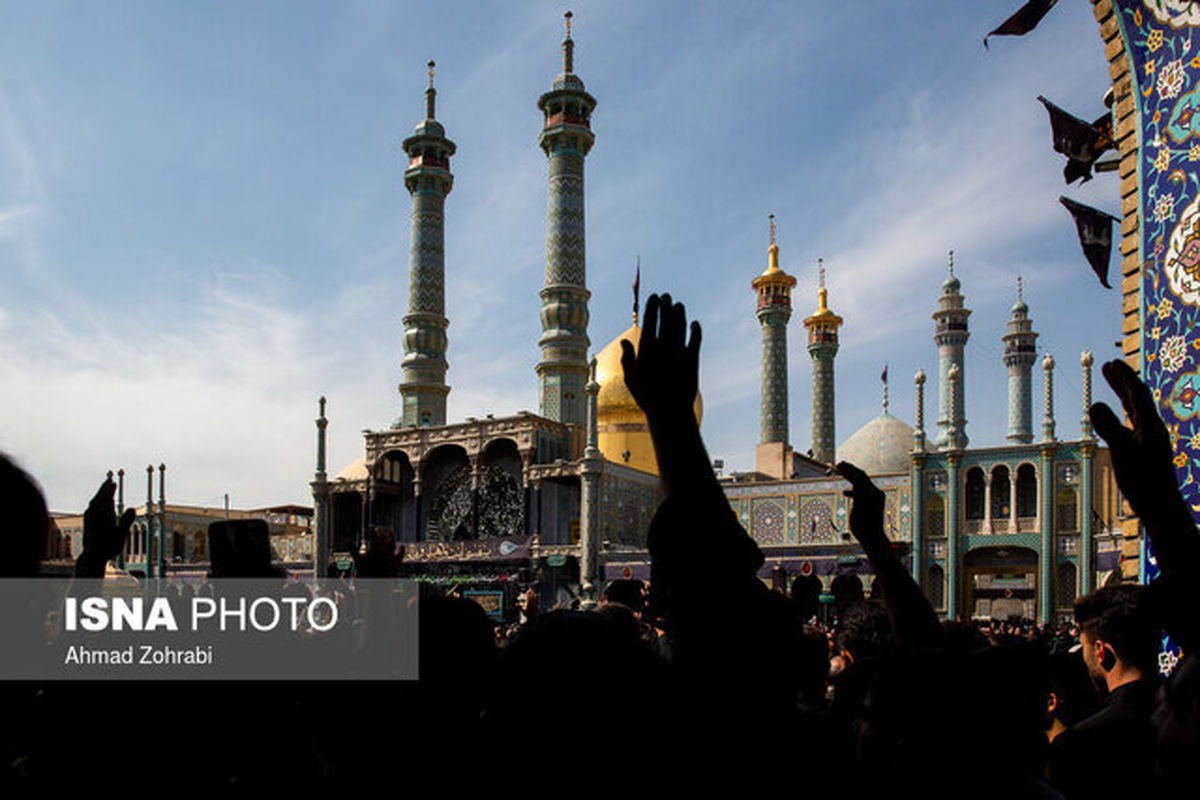 قم در اربعین حسینی رنگ‌وبوی کربلا به خود گرفت