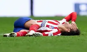 مصدومیت ستاره گرانقیمت اتلتیکومادرید