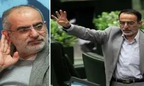 یکی به دوی کریمی قدوسی و حسام الدین آشنا پس از دستگیری روح الله زم