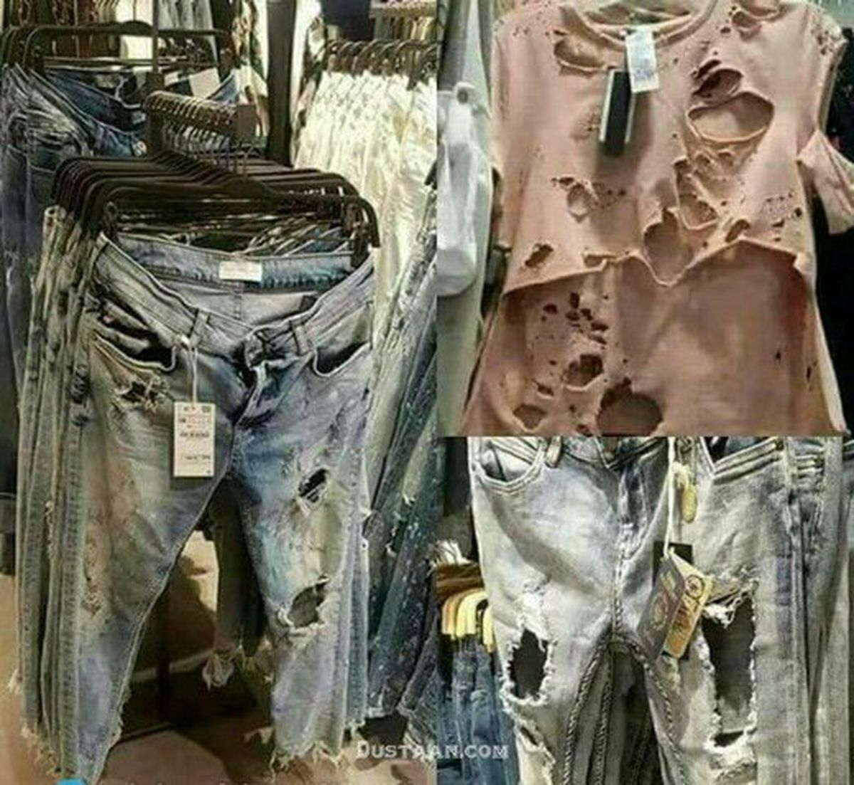 توروخدا این لباس پاره را از ما نگیرید!