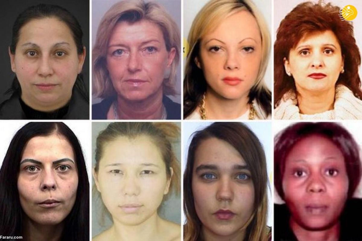 جنایتکارترین زنان اروپا + تصاویر