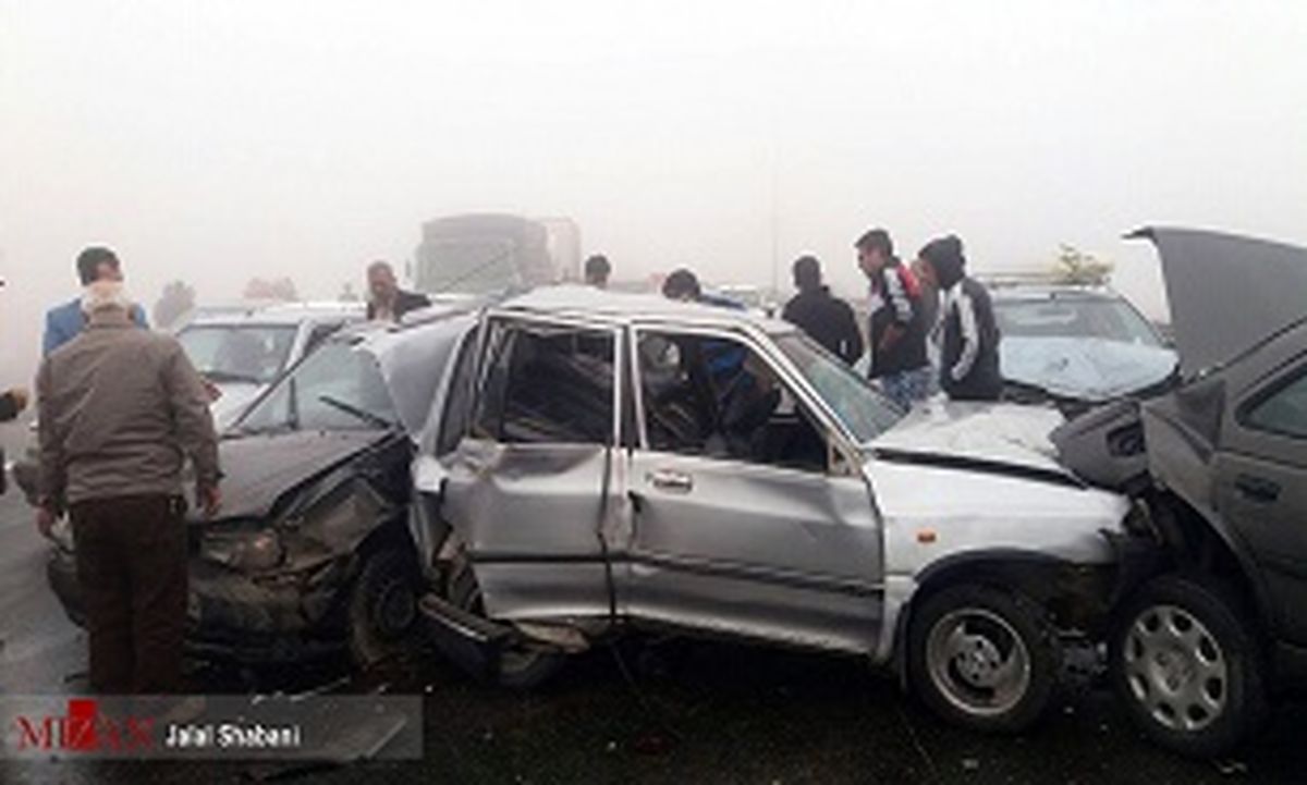 آخرین وضعیت پرونده تصادف زنجیره‌ای در مشهد/ فرمانده پلیس راه خراسان رضوی با قرار کفالت آزاد شد