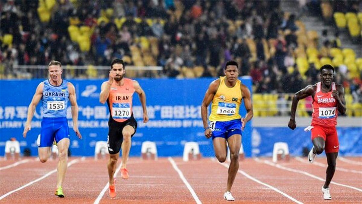 تفتیان: از کسب اولین طلای تاریخ ایران در ۱۰۰ متر بازیهای جهانی سیزم خوشحالم