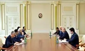 دیدار ظریف با رئیس‌جمهور آذربایجان