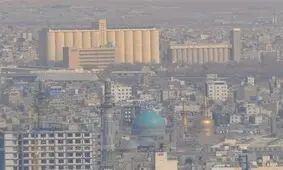 کیفیت هوای دو منطقه کلانشهر مشهد آلوده است