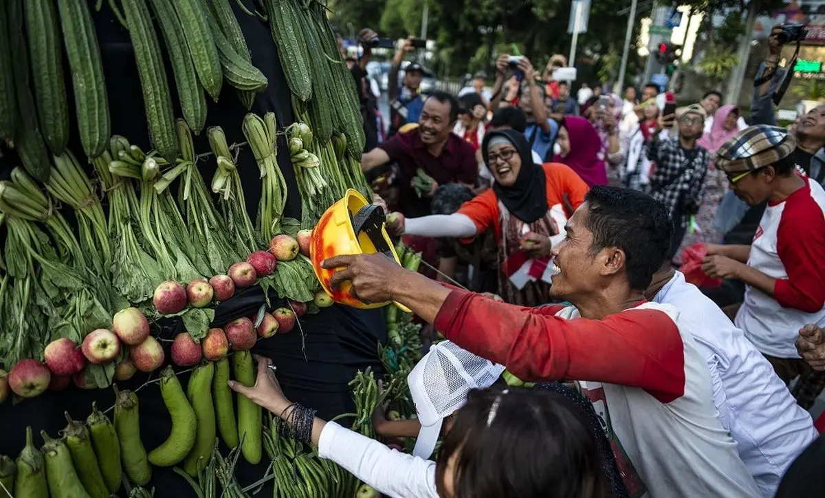 روش خاص مردم اندونزی برای حمایت از رئیس‌جمهور «جوکوی»