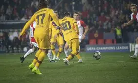 اسلاویا 1-2 بارسا: پیروزی دشوار در پراگ