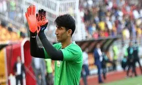 بیرانوند: برد مقابل فولاد را به هواداران پرسپولیس تقدیم می‌کنم