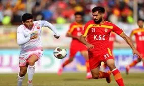 برتری یک بر صفر پرسپولیس مقابل فولاد در نیمه نخست