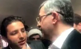 فیلم/ واكنش غیراخلاقی مشایی به سوال یک خبرنگار