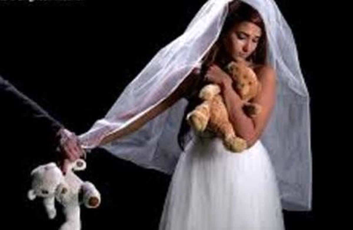 اشکهای دختر 13 ساله آبادانی / من برای ازدواج خیلی کوچکم