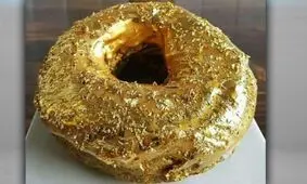 فروش دونات، بستنی و استیک با طعم طلا در مشهد جنجال‌برانگیز شد! + تصاویر