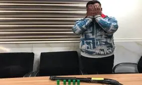 کشف سلاح وینچستر از خودرو سرقتی در شمال تهران