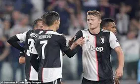 رونالدو و دی لیخت به بازی با میلان می رسند