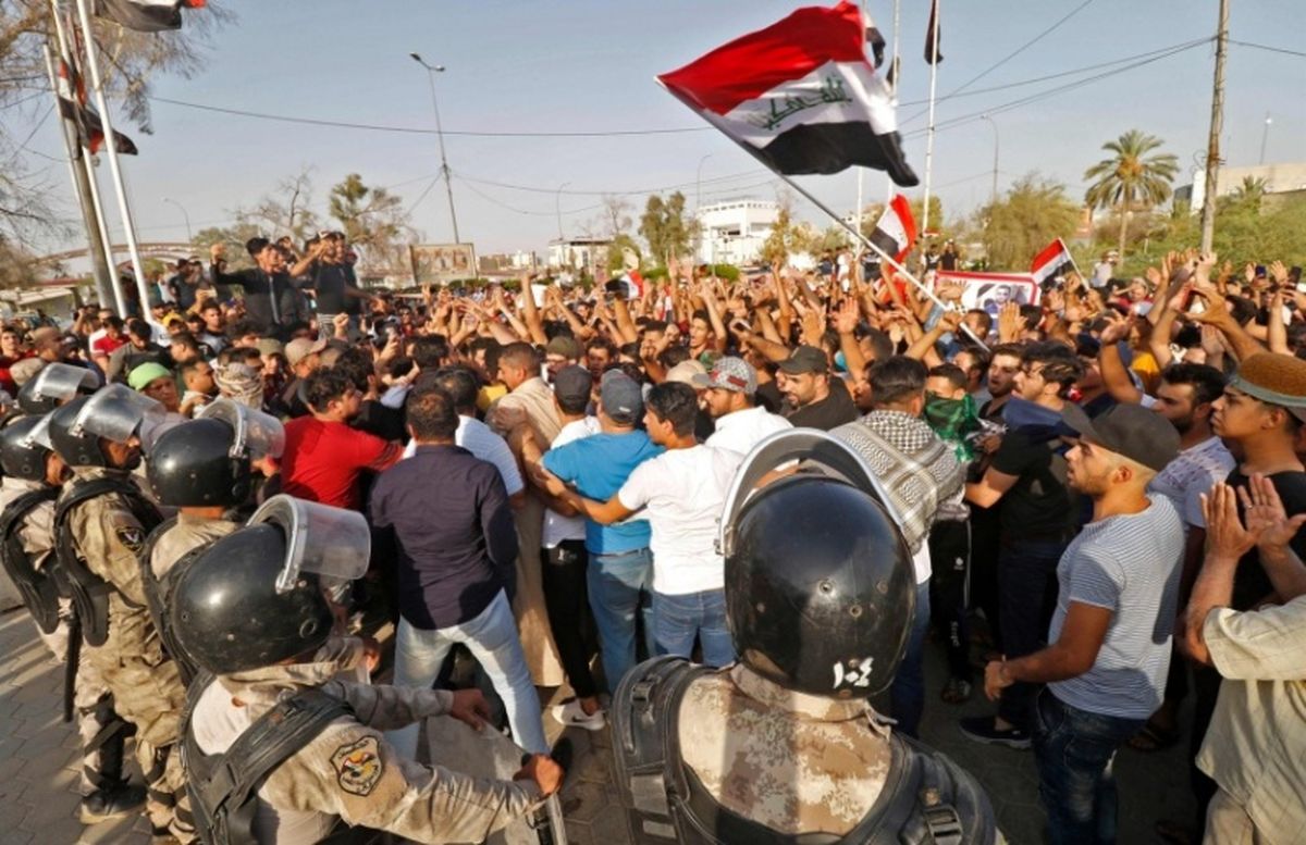 درگیری‌های امروز بغداد؛ 4 کشته و 100 زخمی
