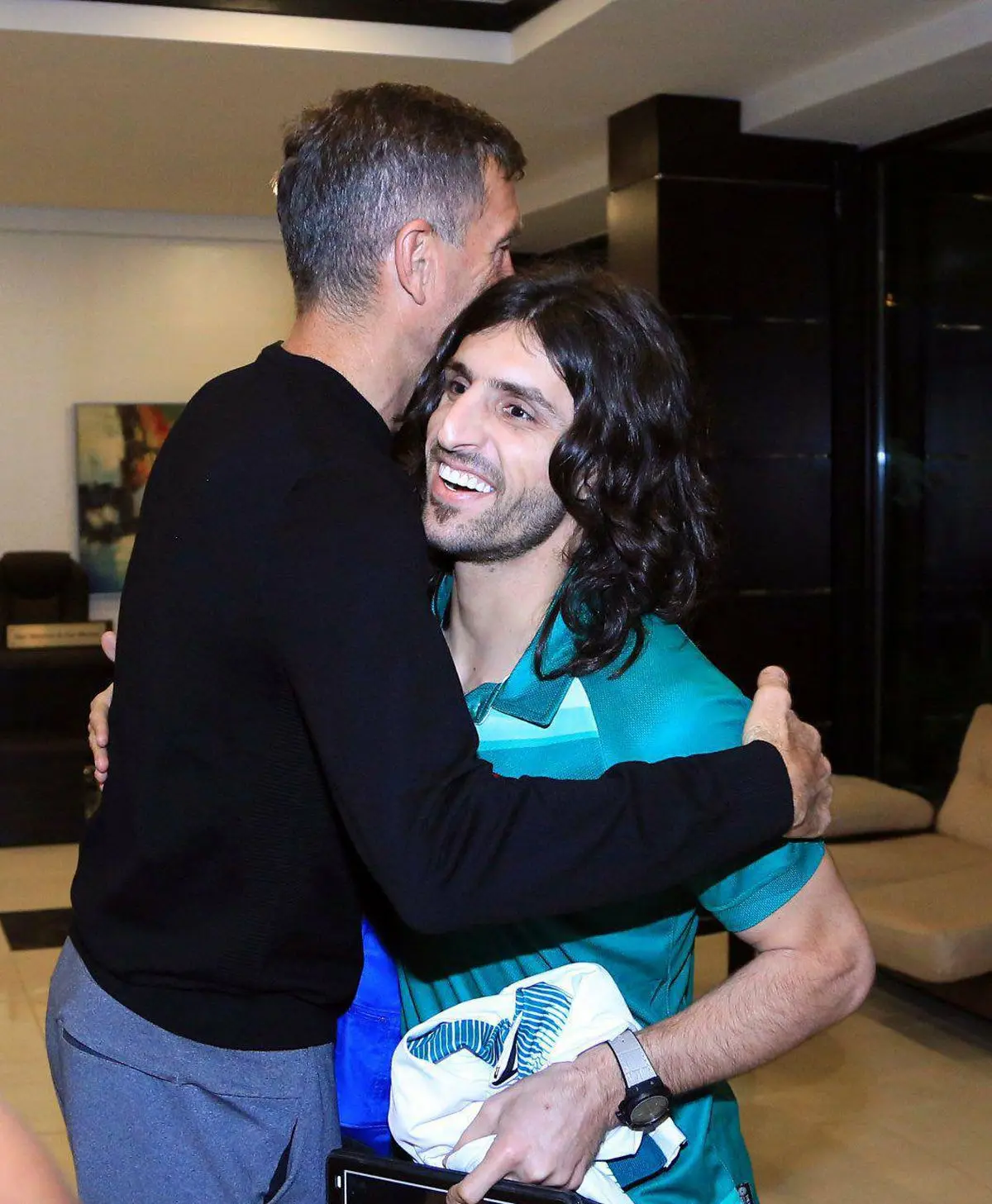 دیدار سرمربی عراق با بازیکنانش در اردن