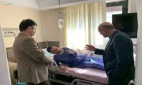 فتحی به عیادت هافبک مصدوم استقلال رفت