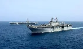 سه کشتی جنگی آمریکایی آب‌های منطقه را ترک کردند