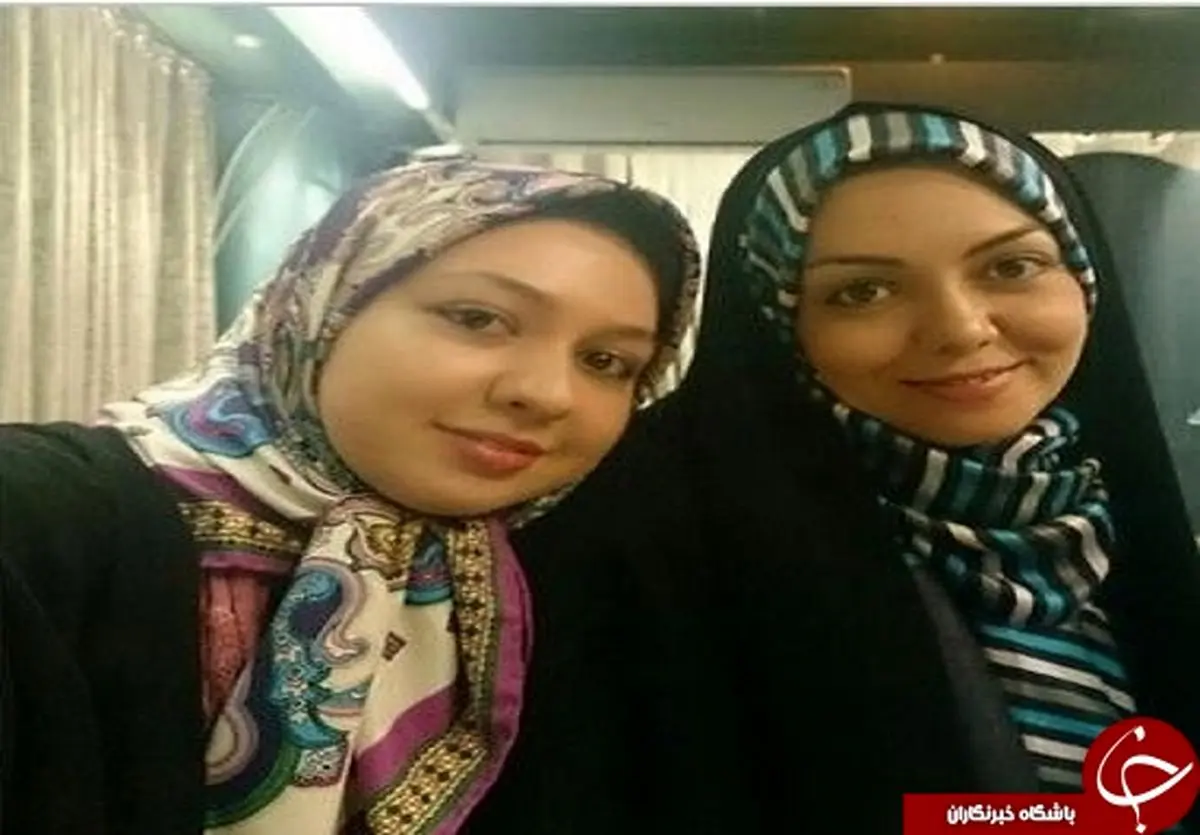 آزاده نامداری و خواهرش + عکس