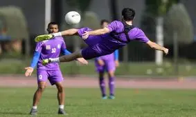 میلیچ و نمایش آمادگی در تمرین