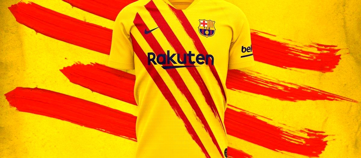 رونمایی از پیراهن چهارم بارسا، به یاد کاتالونیا