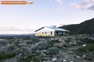 خانه آینه ای در صحرای کالیفرنیا! +تصاویر