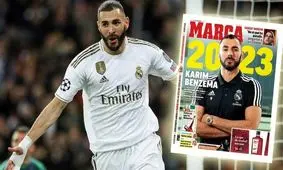 بنزما با رئال‌مادرید تمدید می‌کند