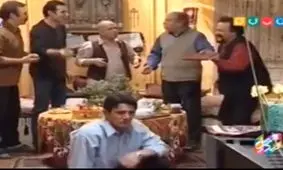 فیلم| فوتبال دیدن تاریخی امین حیایی، محمدرضا شریفی‌نیا، رامین پرچمی و استاد علی نصیریان!