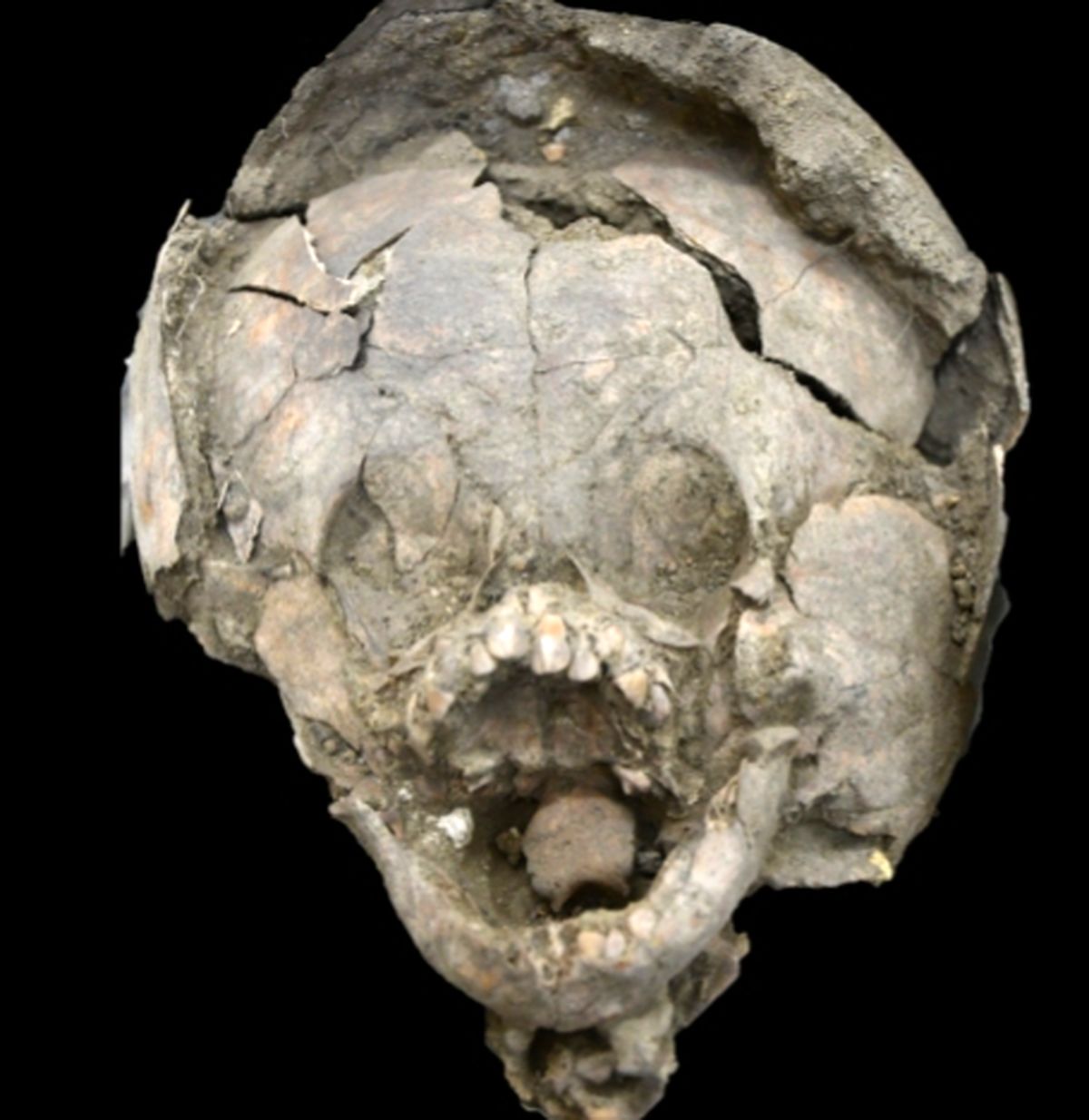  کشف بقایای نوزادانی ۲ هزار ساله با کلاه ایمنی!