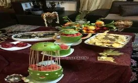 جدیدترین چیدمان سفره شب یلدا
