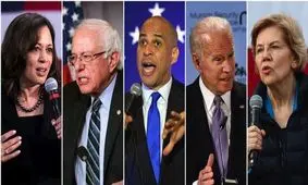 نامزدهای مطرح دموکرات در حمایت از اغتشاشات ایران، با ترامپ هم‌نظرند