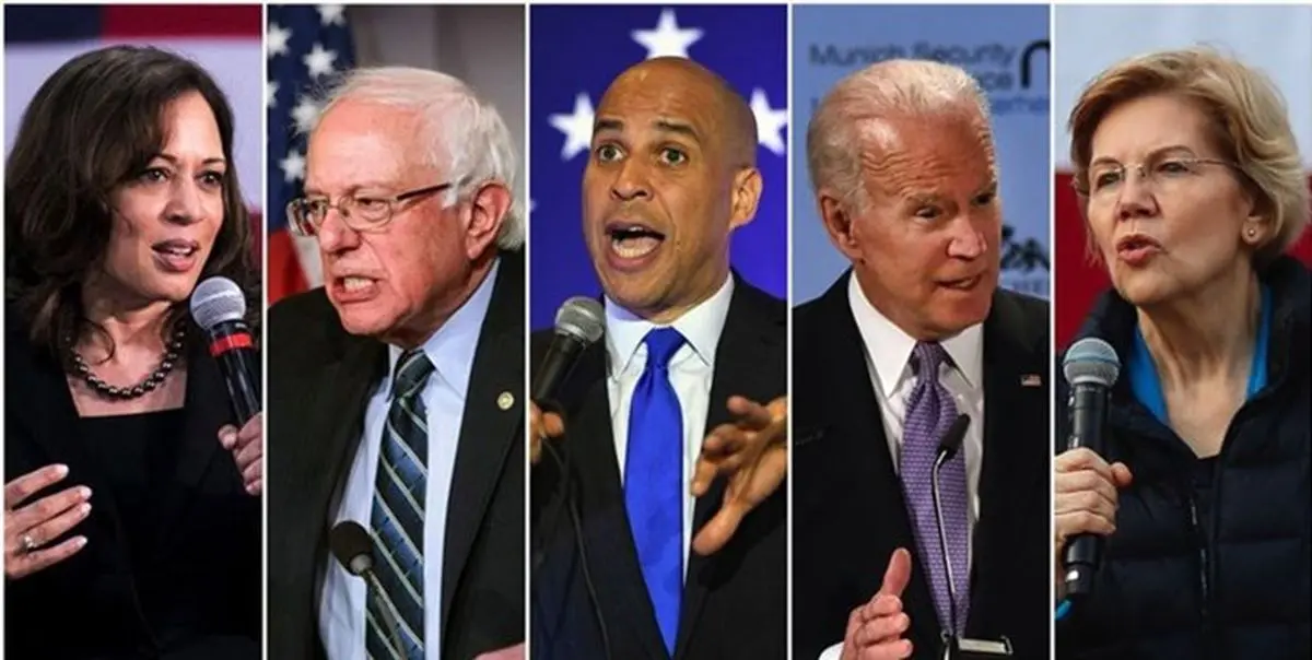 نامزدهای مطرح دموکرات در حمایت از اغتشاشات ایران، با ترامپ هم‌نظرند