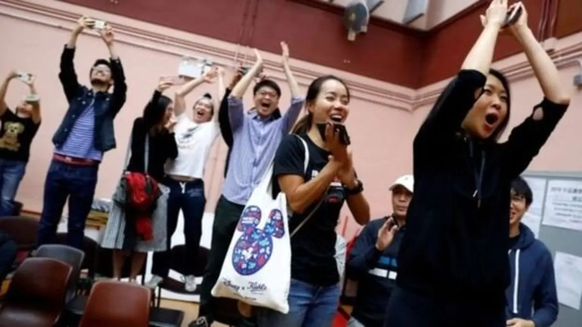 پیروزی چشمگیر مخالفان دموکراسی‌خواه در انتخابات هنگ کنگ