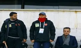 ژست کالدرون قبل و بعد از باخت در بازی خانگی!