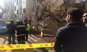 ریزش ساختمان نیمه کاره در تبریز جان ۲ کارگر را گرفت