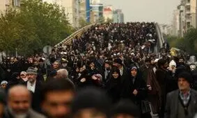 تصاویر هوایی از حضور پرشور مردم تهران در راهپیمایی انزجار از آشوبگران