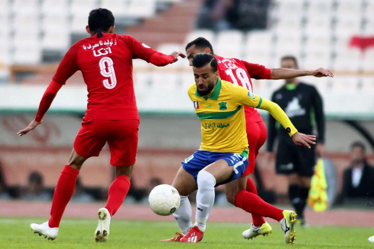 تساوی پرسپولیس و صنعت نفت در نیمه نخست