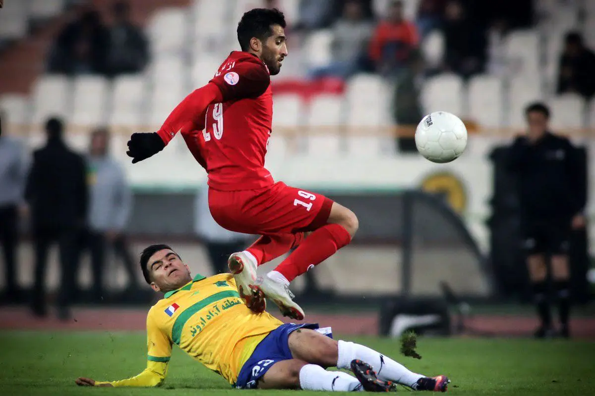 خلاصه بازی دیدار پرسپولیس - صنعت نفت آبادان(ویدئو)