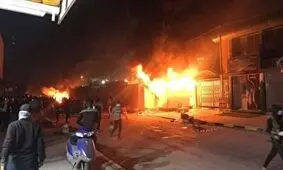 عامل آتش زدن کنسولگری ایران در نجف / عکس