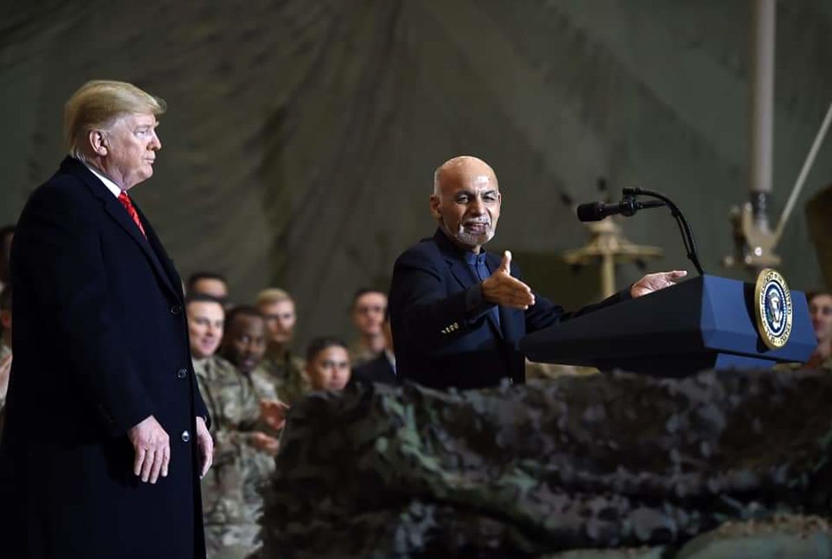 ترامپ در افغانستان+ عکس