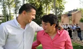 فیلم| شوخی جالب خداداد عزیزی با دایی: از عجایب بازی استرالیا پاس علی به من بود!