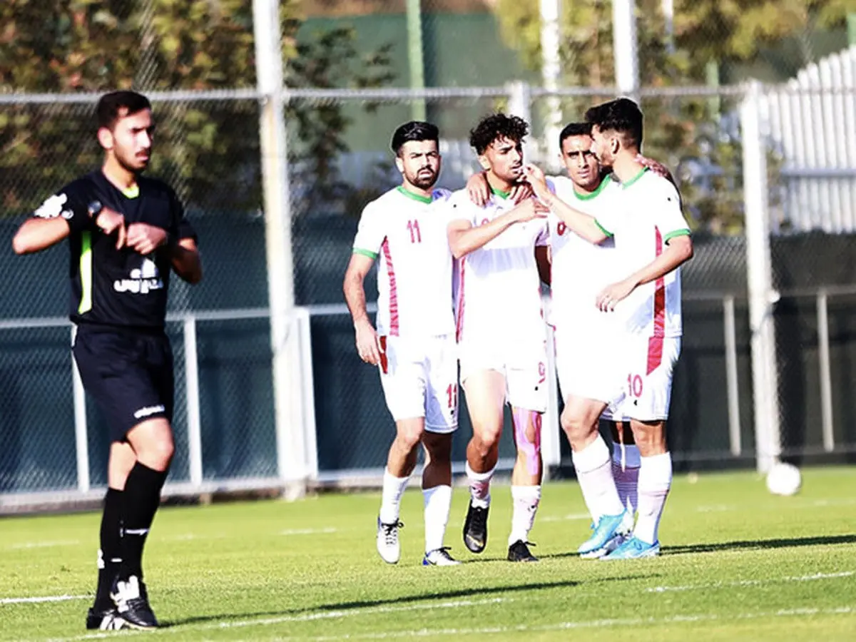 تساوی تیم ملی فوتبال امید مقابل اندونزی