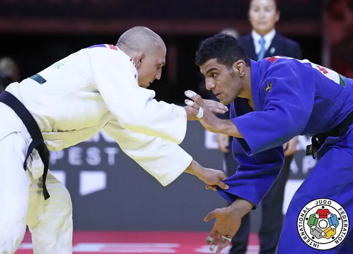 حضور سعید ملایی در مسابقات جودو با پرچم فدراسیون جهانی