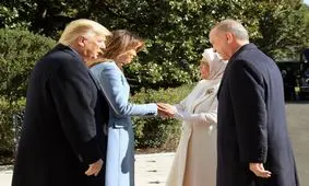 استقبال رسمی ترامپ از اردوغان در کاخ سفید + تصاویر