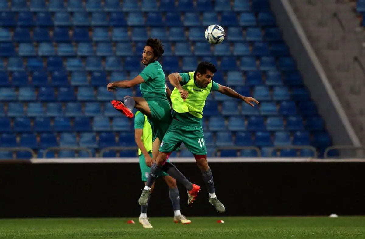 دوئل آبی و قرمز در تمرین تیم ملی