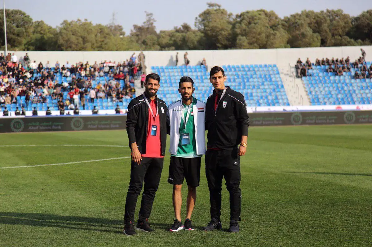 خوش و بش طارمی با رسن و عکس یادگاری پرسپولیسی‌های ایران و عراق