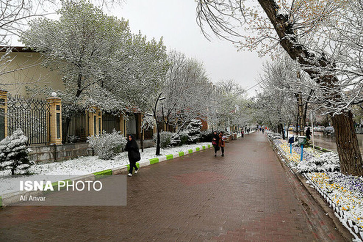 تهران از شنبه برفی می‌شود