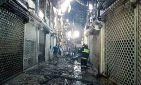 پلاسکو در کرمانشاه به لطف خدا خاموش شد