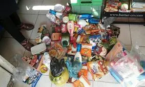 کشف ۵ هزار قلم مواد خوراکی تاریخ مصرف گذشته در مهران